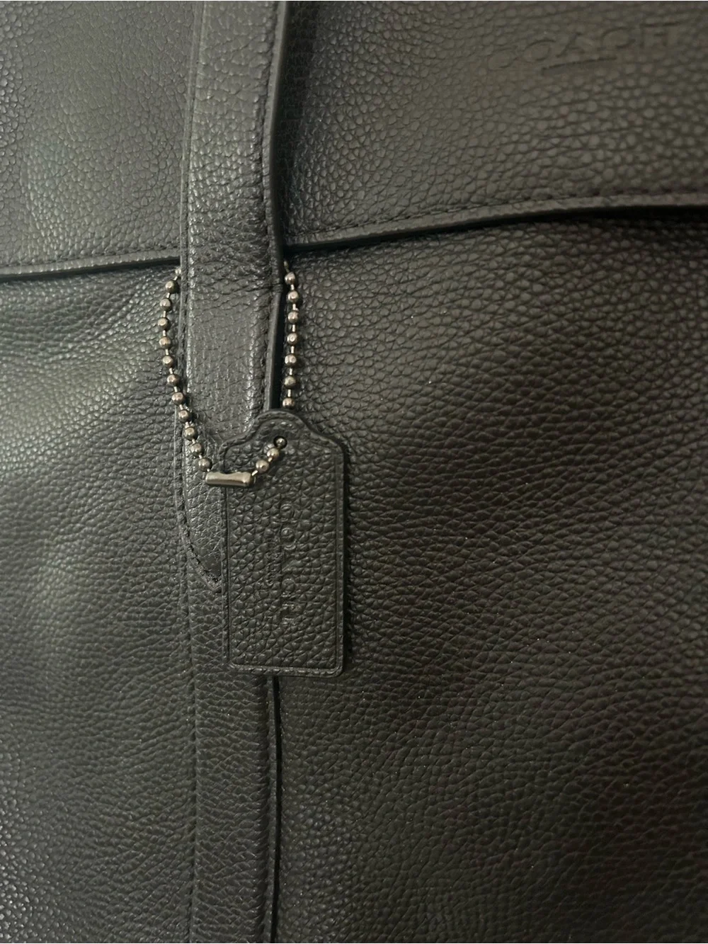 Coach Metropolitan Portfolio Laptop Leather Briefcase Messenger Bag Work Tote